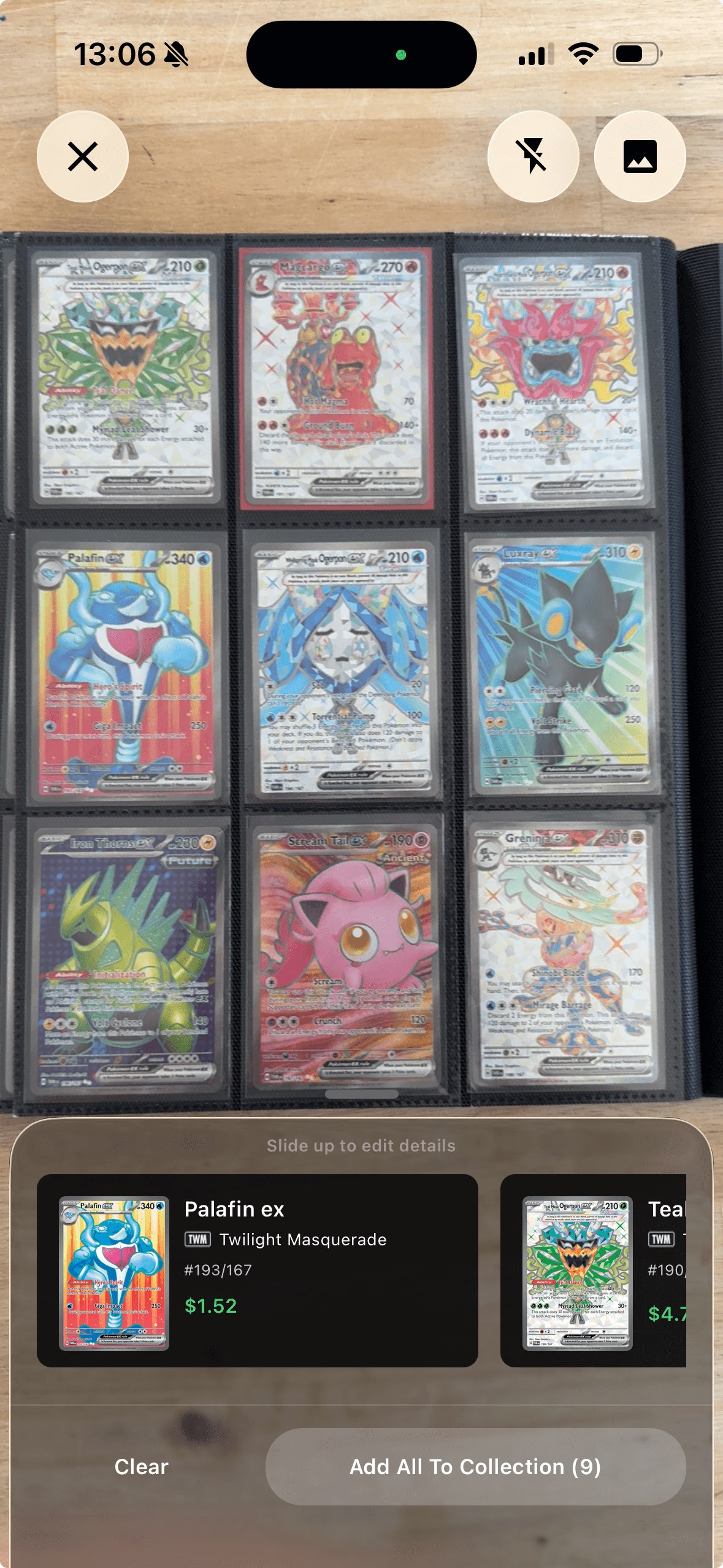 Pulio multiple cards